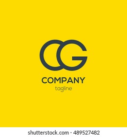 G & C Letter logo, with Business card
