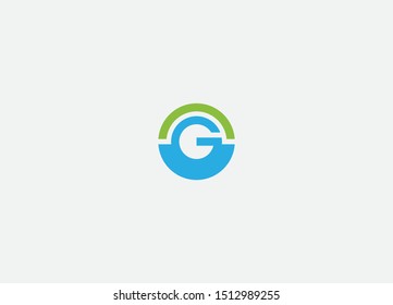 G and C logo in geometric shape