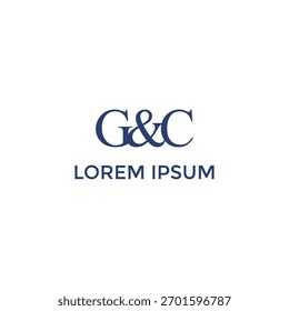 G and C Logo Vector Modern