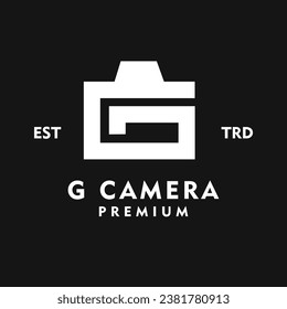 G Camera Letter icon design illustration template