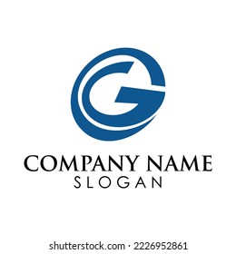 Logo de tipo de letra G círculo 2