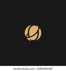 G Circle Logo Design for business and company identity. Creative G letter with luxury concept
