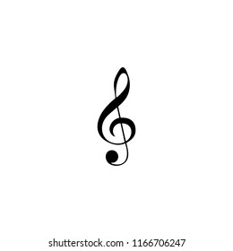 G clef musical note