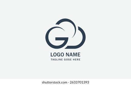 g cloud Logo Template vector illustration