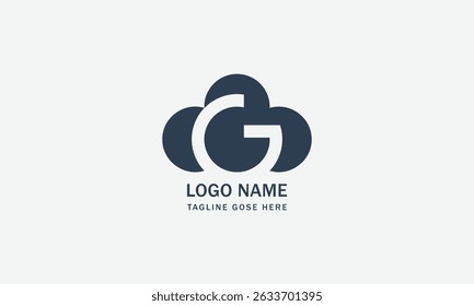 g cloud Logo Template vector illustration
