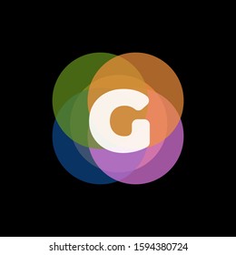 G Colorful Vector Logo Icon Design