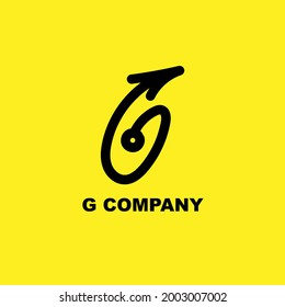 g company logo type vector