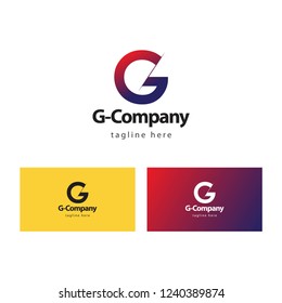 G Company Logo Vector Template Design Illustration