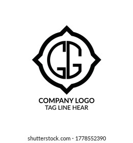 G I Con Design Logo Company Template Design and Vector.