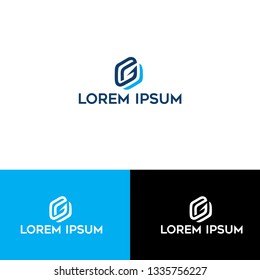 G concept  logotype for tech company logo inspiration