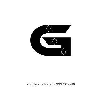G Creative Logo Design Element With Star Shape