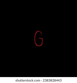 G creative modern letters logo design template