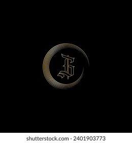 G creative modern letters logo design template