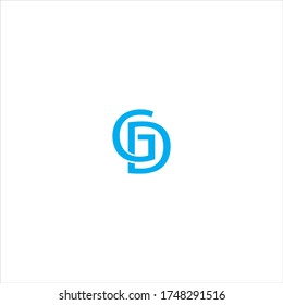 G D letter logo concept design