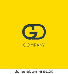 G & D Letter logo design