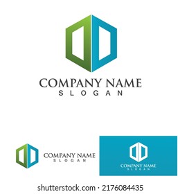 G and D Letter vector illustration icon Logo Template design