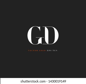 G D letters Joint logo icon vector for business card and corporate identity.