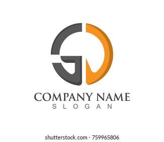 G D Letters Logos Stock Vector (Royalty Free) 759965806