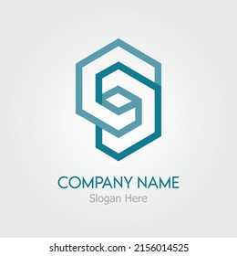 G and d logo with white background