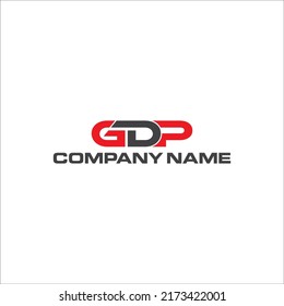 G D P Letter Logo Design