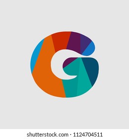 G Diamond Font Vector Template Design Illustration