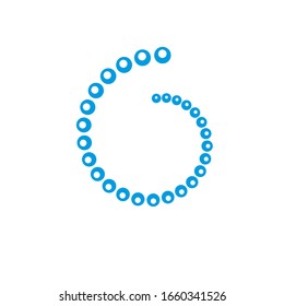 G dots logo vector modern template