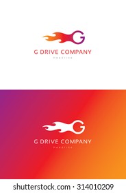 G drive logo teamplate.
