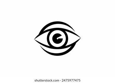 Logotipo del concepto creativo G eye