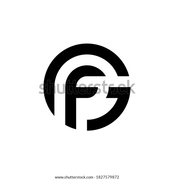 G F Gf Fg Initial Logo Stock Vector Royalty Free 1827579872 Shutterstock