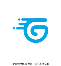 G fast technology logo design vector sign