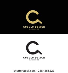 G FLAT MINIMALIST VECTOR LOGO DESIGN WITH ADOBE ILLUSTRATOR