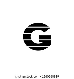 G Font logo. Modern design vector font for title, header, lettering. Corporate Vector abc technology typeface. 