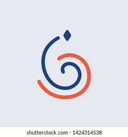 G Font logo. Modern design vector font for title, logo, lettering. Corporate Vector logo