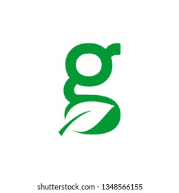 G fresh leaf icon