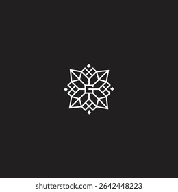 G garden logo design element technology
