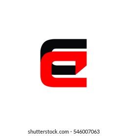g ge logo letter vector