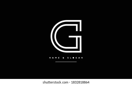 Gc Cggc Abstract Letters Logo Monogram Stock Vector (Royalty Free ...