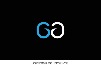  G ,GG Abstract Letters Logo Monogram 