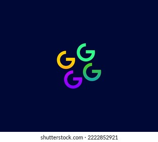 G, GG, GGG, GGGG Letter Logo Vector Template Abstract Monogram Symbol. Usable for Business sport, technology, fashion, digital And future creative logo