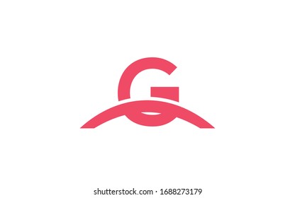 G GG or GGG Uppercase Letter Initial Logo Design Template Vector Illustration