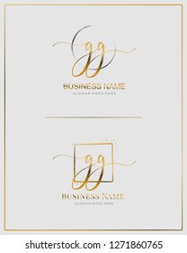 G G GG Initial letter handwriting and  signature logo.