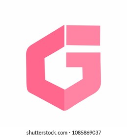 G, GJ, Gi initials company logo