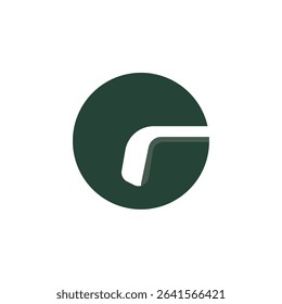 G go golf logo design sport