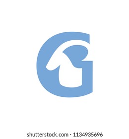 G goat logo design