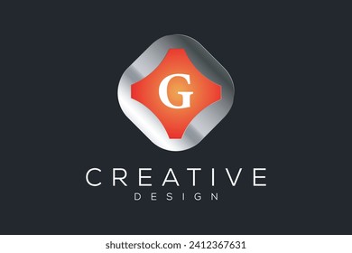 G gradient colorful design template