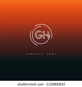 G & H Joint logo icon vector template.