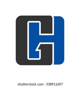 g and h logotype. logo vector.