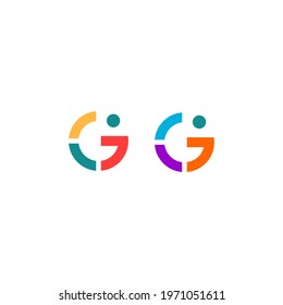 G icon Desain logo Vector