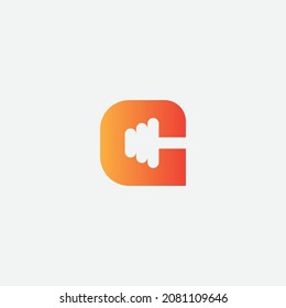 G initial gym logo vector symbol.eps