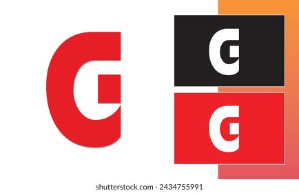 G inicial letra logo icono símbolo vector diseño gráfico moderno templo minimalista